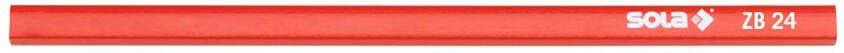 Sola Timmermanspotlood ZB18 18cm HB rood (in doos van 100st.) 66010120