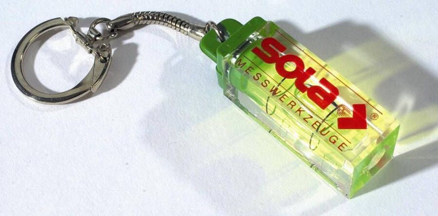 Sola Waterpas sleutelhanger blok groen WA40 Recht blok 40x15x15mm 01611105
