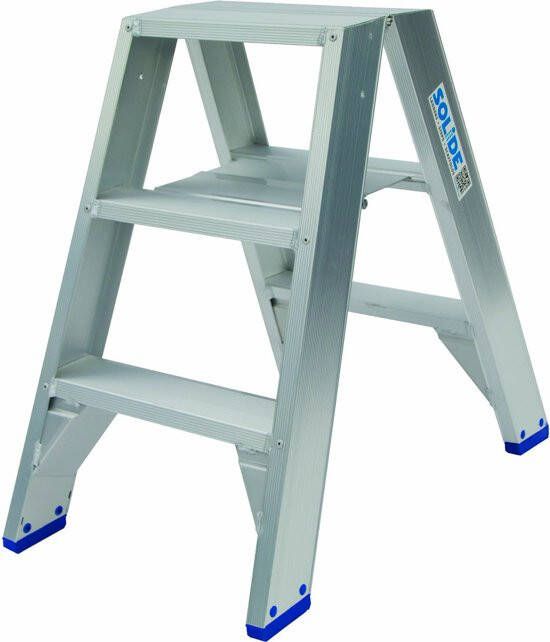 Solide Professionele Dubbele Trap 2x3 Treden DT03