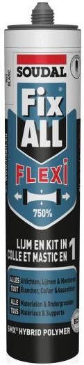 Soudal Fix All Flexi | Lijm- en voegkit | Wit | 290 ml 105029