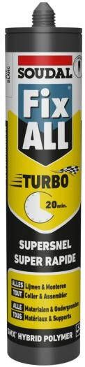 Soudal Fix All Turbo | Lijmkit | Grijs | 290 ml 124805