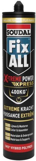 Soudal Fix -All X-Treme Power X-Press | Montagelijm | Wit | 280 ml 154347