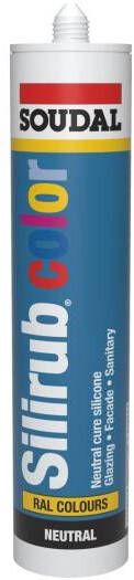 Soudal Silirub Color | Siliconenkit | Olijfbruin Ral 6022 | 300 ml 114298