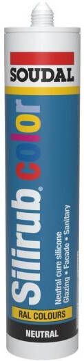 Soudal Silirub Color | Siliconenkit | Wit Ral 9010 | 300 ml 118401