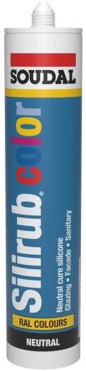 Soudal Silirub Color | Siliconenkit | Zandgeel Ral 1002 | 300 ml 119643