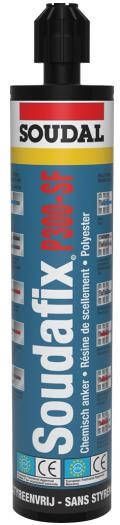Soudal Soudafix (Polyester) P300-SF | Chemisch anker | 280 ml 127849