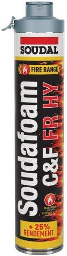 Soudal Soudafoam FR Hy Glick & Fix | Rood | 750 ml 146751