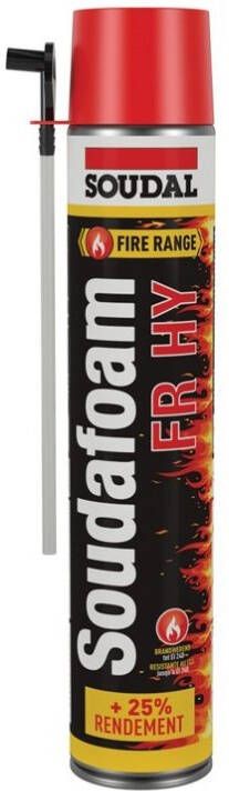 Soudal Soudafoam FR Hy | Rood | 750 ml 146752