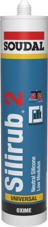 Soudal Silirub 2 | Siliconenkit | Bruin | 300 ml 102389