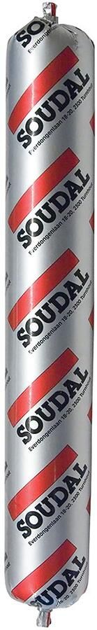 Soudal Silirub 2 | Siliconenkit | Grijs | 600 ml 100252