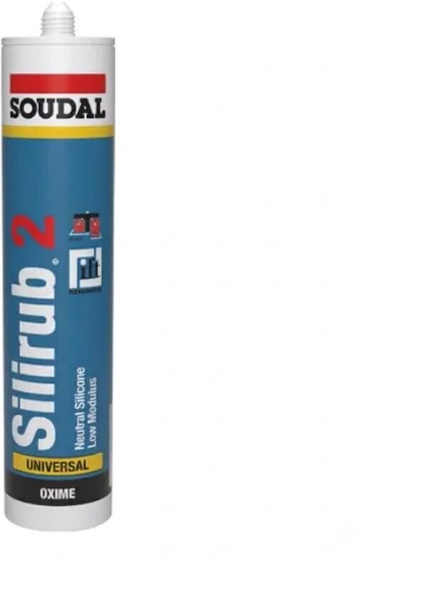 Soudal Silirub 2 | Siliconenkit | Transparant | 300 ml 102384