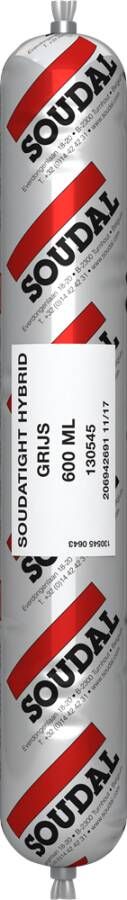 Soudal Soudatight Hybrid | 600 ml | Grijs 130545