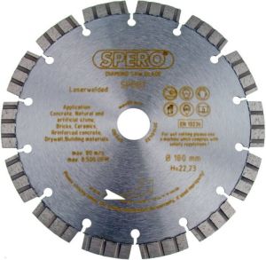 Spero Diamant zaagblad Beton Pro | 180mm SDB180B