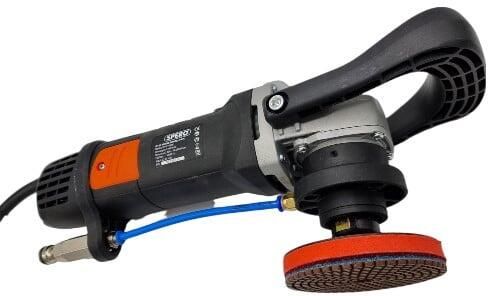 Spero SPHS1001WS | Polijstmachine | 1400Watt | Nat gebruik | 100mm M14 padhouder | met 10mm foam SPHS1001WS