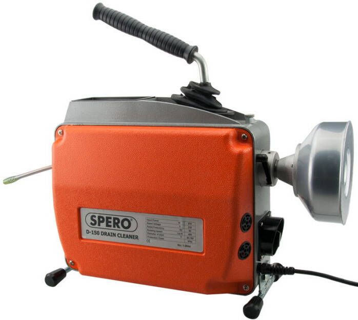 Spero SPR02 Elektrisch roterende afvoerontstopper van 570Watt