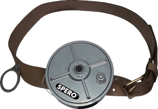 Spero SPVMHSL | Vlechtdraadhaspel PRO | met Leren riem t.b.v. 1 2 & 1 5kg vlechtdraadrol SPVMHSL