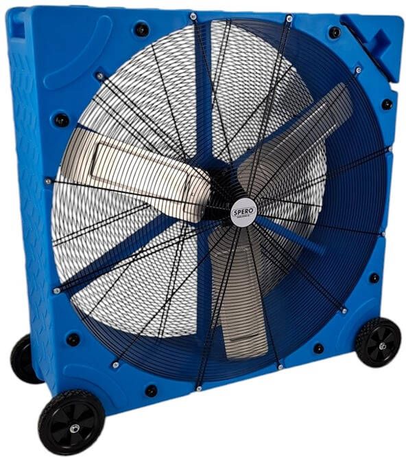 Spero Turbo Kunststof Vloerventilator | 110 cm | max 28.200 m3 h SPK1100