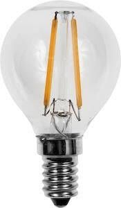 SPL LED filament kogel E14 helder 1.5W dimbaar LED7100