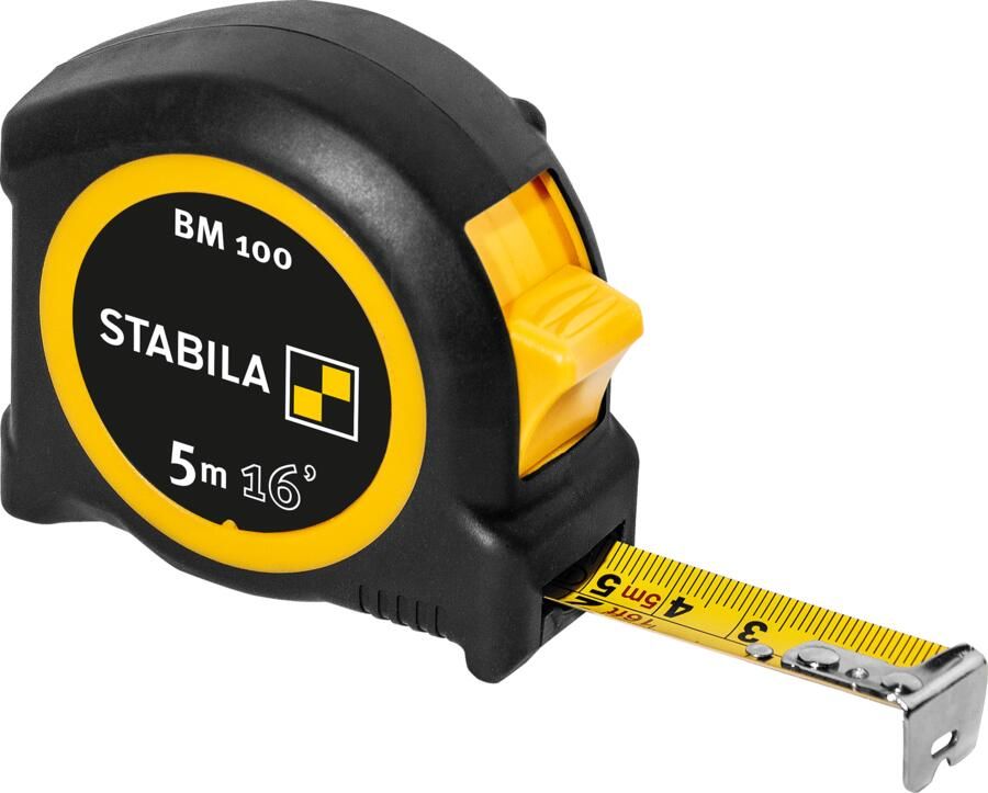 Stabila Rolbandmaat BM 100 5m cm inch 19567