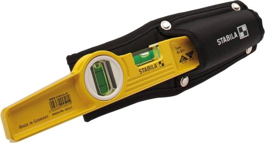Stabila Waterpas 81SM Torpedo magn+Holster 25cm 02511