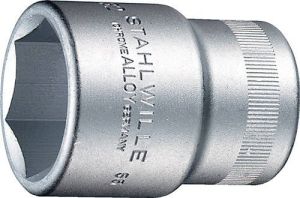Stahlwille Dopsleutelbit | 3 4 inch 6-kant | sleutelwijdte 22 mm | lengte 51 mm | 1 stuk 05010022