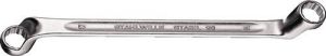 Stahlwille Dubbele ringsleutel | 14 x 15 mm 245 mm | diep gebogen | 1 stuk 41041415