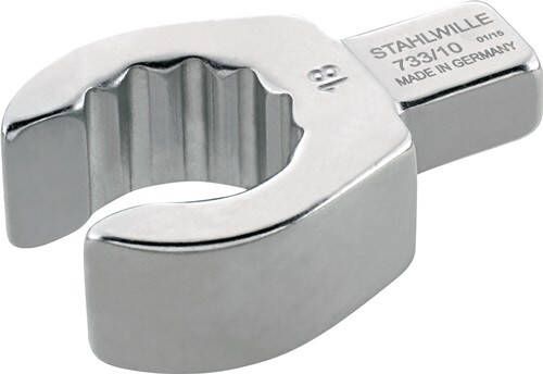 Stahlwille Insteekringsleutel | sleutelwijdte 12 mm 9 x 12 mm | chroom-legering-staal | chroom-vanadium | 1 stuk 58231012