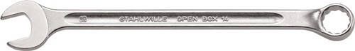 Stahlwille Ring-steeksleutel | SW 14 mm lengte 210 mm | vorm B | chroom-legering-staal | 1 stuk 40101414
