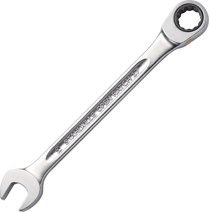 Stahlwille Steekringratelsleutel | sleutelwijdte 13 mm lengte 182 mm | 1 stuk 40171313 - Foto 2