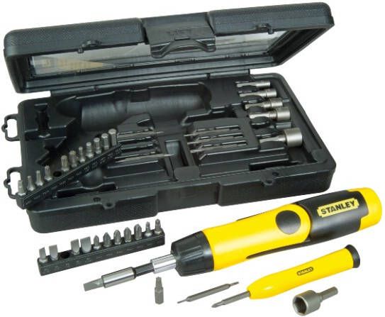 Stanley Handgereedschap 38 Delige Pistoolgreep Ratel-Bit-Set 0-63-038