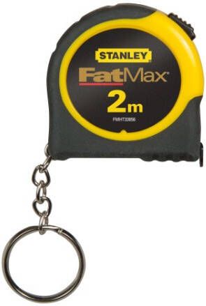 Stanley Handgereedschap FatMax Rolbandmaat 2m Sleutelhanger FMHT0-33856