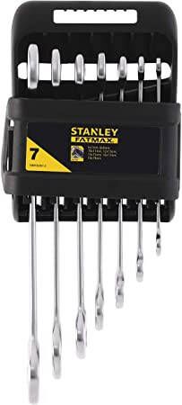 Stanley Handgereedschap FMMT82900-0 FatMax ringsteeksleutelset met ratel stubby | 7 delig FMMT82901-0