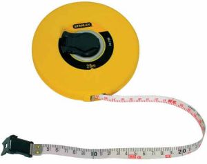 Stanley handgereedschap Landmeter Fiberglas gesloten kast | 20m 12 7mm