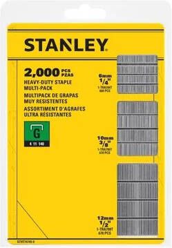 Stanley handgereedschap Nieten mix 6 10 en 12mm Type G 2000 Stuks STHT74749-0