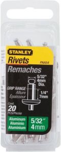 Stanley Handgereedschap Popnagels 4X3mm 20 stuks 1-PAA52T
