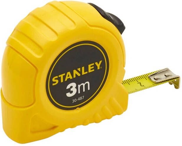 Stanley handgereedschap Rolbandmaat 3m 12 7mm (bulk) 1-30-487