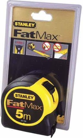 Stanley Handgereedschap Rolbandmaat FatMax Blade Armor | 5 meter 0-33-720