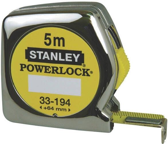Stanley Handgereedschap Rolbandmaat Powerlock 19mm 5m | 133194 1-33-194