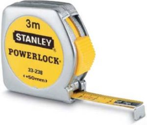Stanley handgereedschap Rolbandmaat Powerlock | 3 meter (Plastic)