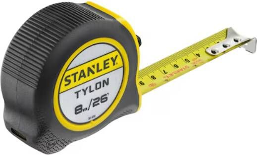 Stanley Handgereedschap Rolbandmaat Stanley Tylon | 8M 24&apos; 25mm 0-30-656