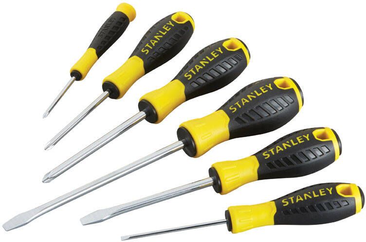 Stanley Handgereedschap Schroevendraaierset Baisc 6-delig PH STHT0-60208