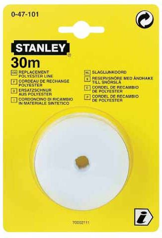 Stanley Handgereedschap Slaglijnkoord 30m 0-47-101