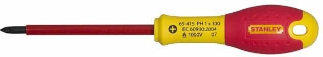Stanley Handgereedschap FatMax Schroevendraaier Phillips VDE PH2 X 125mm 0-65-416