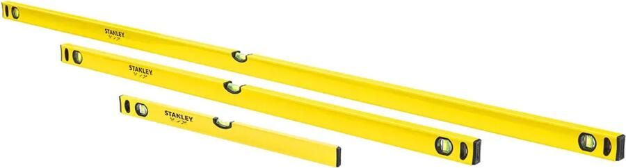 Stanley Handgereedschap SET: 3 waterpassen 600mm + 1200mm + 2000mm Stanley Classic STHT6-97926