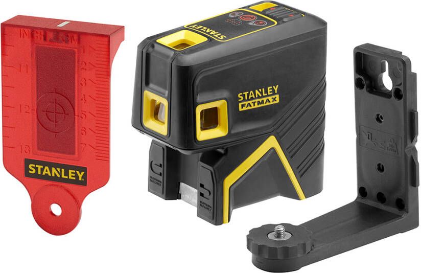 Stanley Lasers Puntlaser in tas | FatMax | Rood | 5 laserpunten | 45m | FMHT1-77413