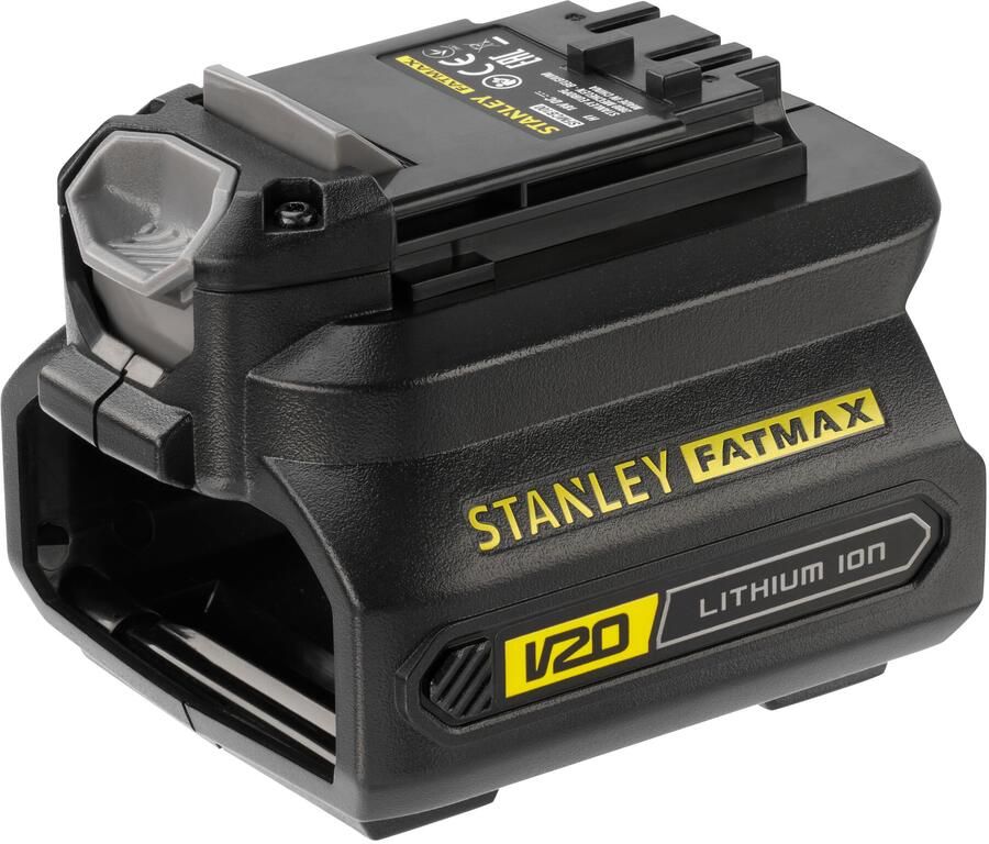 Stanley Powertools Stanley FATMAX SFMCB100 V20 Batterij Adapter | 18V SFMCB100-XJ - Foto 1