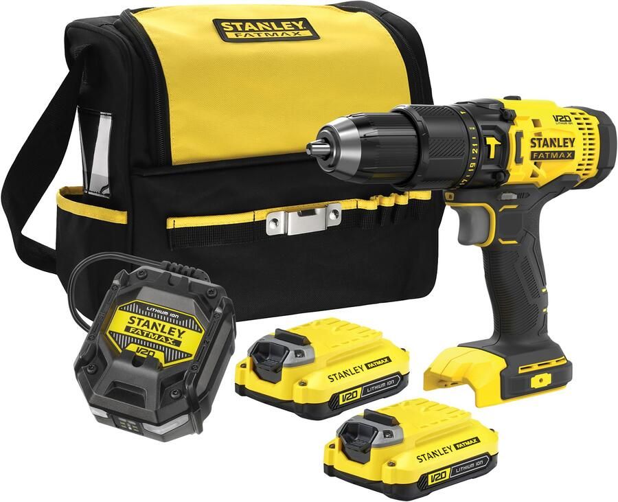 Stanley Powertools Stanley FATMAX SFMCD711C2S 20V MAX* 13mm HDD | 2 x 1.5Ah SB SFMCD711C2S-QW