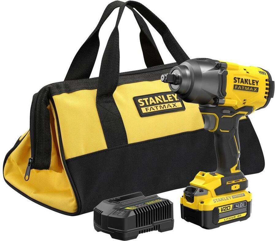 Stanley Powertools Stanley FATMAX SFMCF940M1 18V V20 Accu Slagmoersleutel | 18V 4 0Ah accu | In Transporttas SFMCF940M1-QW