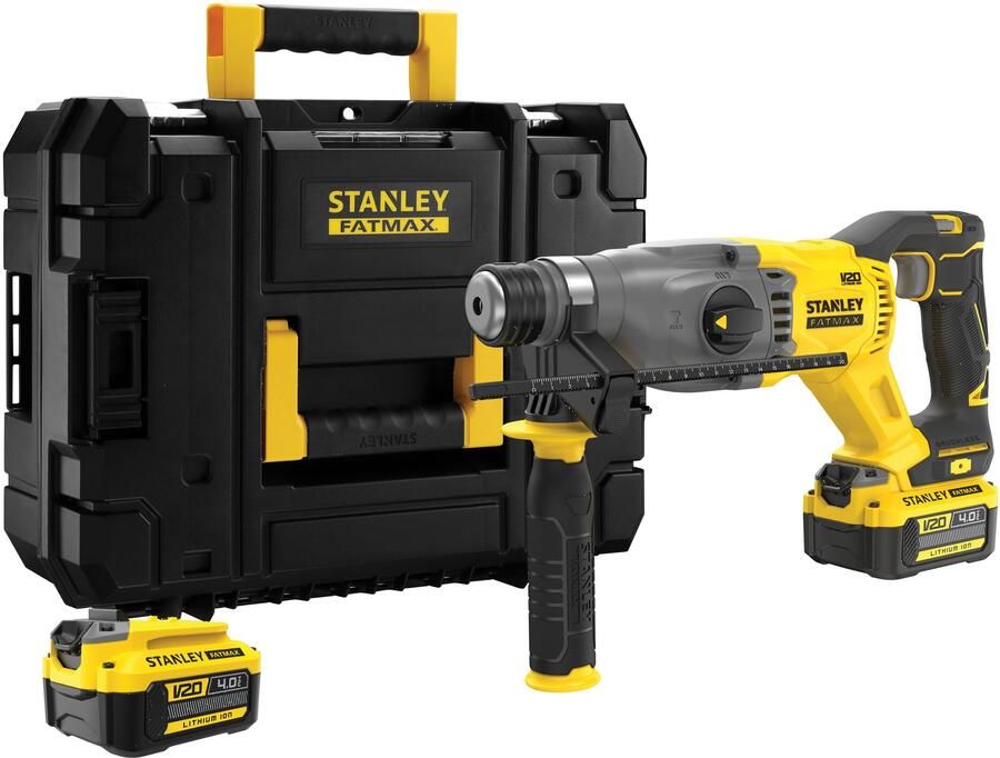 Stanley Powertools Stanley FATMAX SFMCH900M22 18V Brushless SDS+ Accu Boorhamer | 2x 4 0Ah | In TSTAK Koffer SFMCH900M22-QW