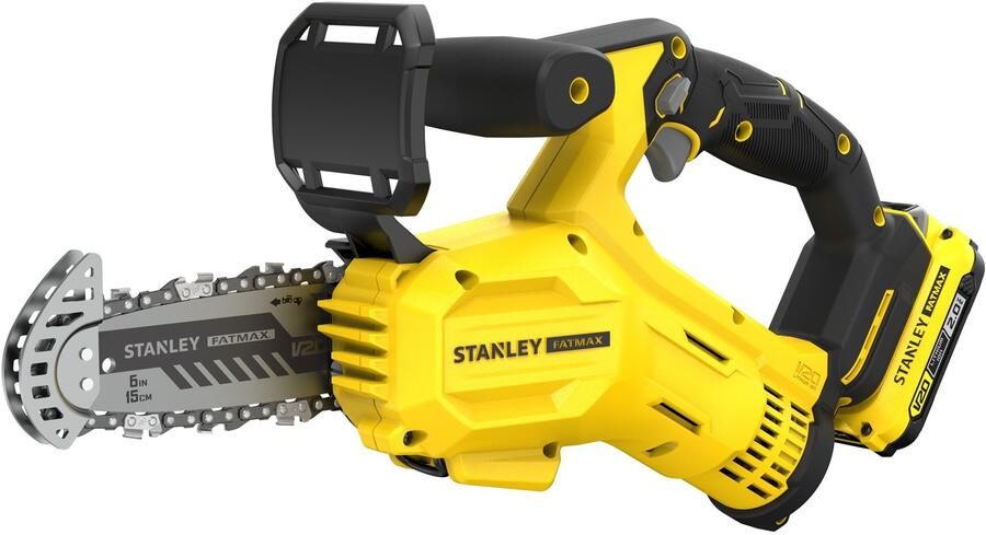 Stanley Powertools Stanley FATMAX SFMCPS415D1 V20 18 Accu Mini Kettingzaag | 15cm | 1x 4.0Ah Accu + Lader SFMCPS415D1-QW
